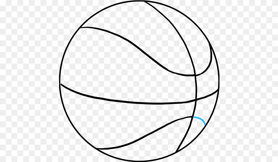 How To Draw Basketball Basketball Drawing Png Image