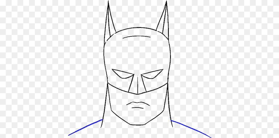 How To Draw Batman39s Face Drawing, Lighting, Outdoors Free Png Download