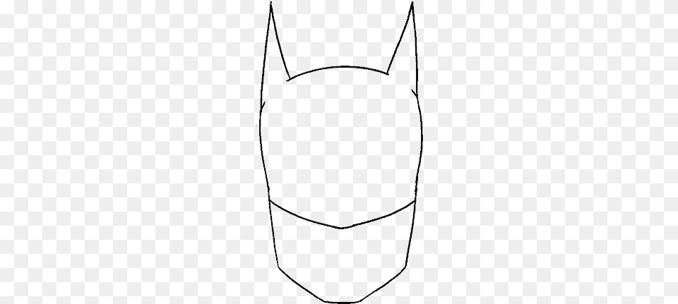 How To Draw Batman39s Face Sketch, Gray Free Transparent Png