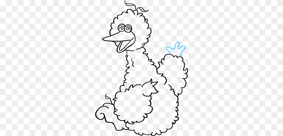 How To Draw Big Bird From Sesame Street, Body Part, Hand, Person, Finger Png Image