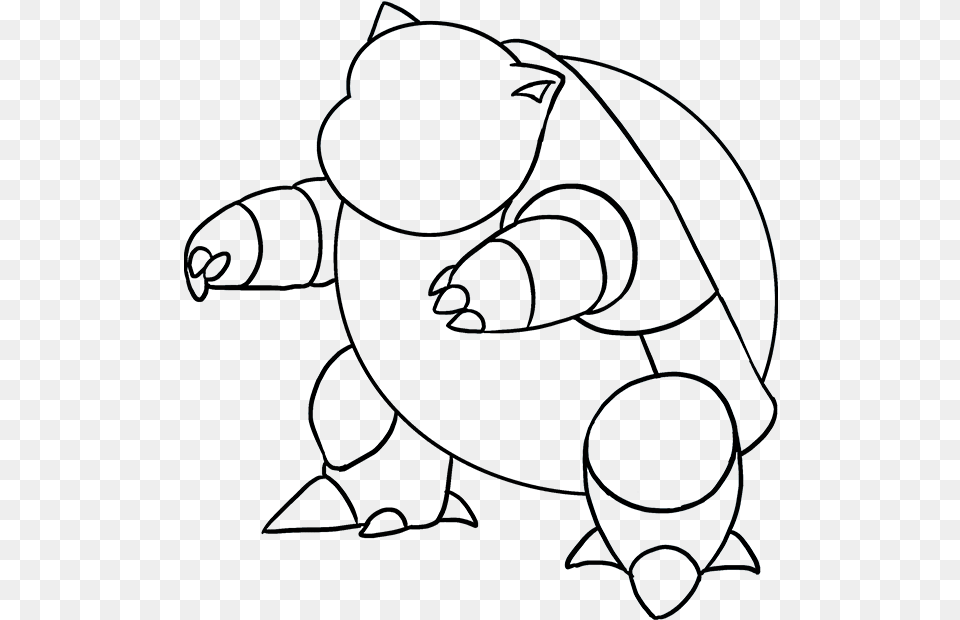 How To Draw Blastoise Line Art, Accessories, Bag, Handbag Free Png Download