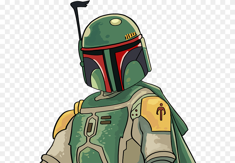 How To Draw Boba Fett Boba Fett Helmet Drawing, Knight, Person Free Png Download