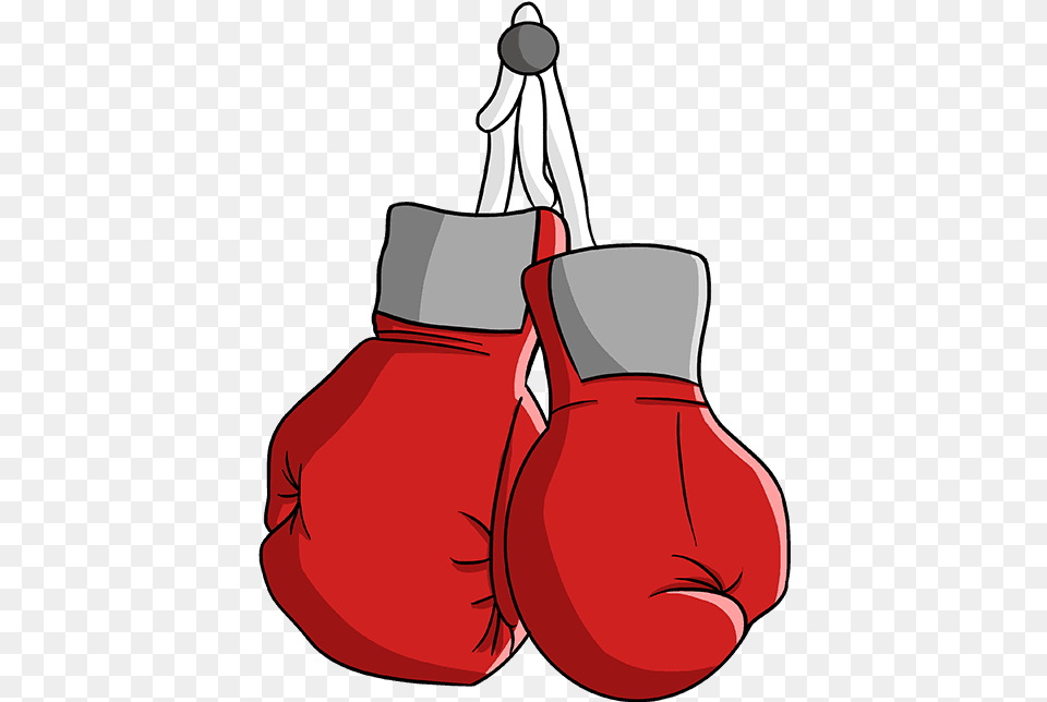 How To Draw Boxing Gloves Really Easy Drawing Tutorial Draw Boxing Gloves Easy Step, Clothing, Glove Free Png Download