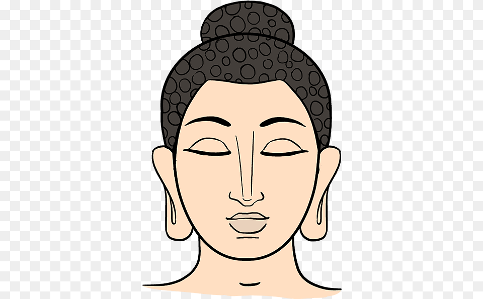 How To Draw Buddha Drawing, Art, Prayer, Adult, Female Free Png Download