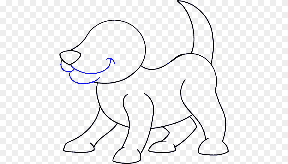 How To Draw Cartoon Dog Drawing, Animal, Canine, Mammal, Pet Free Transparent Png