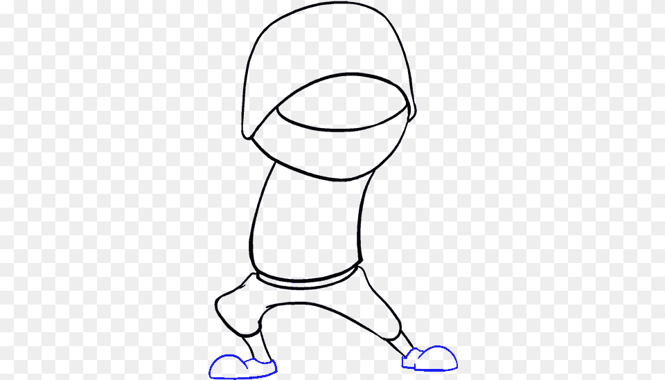 How To Draw Cartoon Ninja Drawing, Clothing, Hat, Sun Hat, Silhouette Png Image
