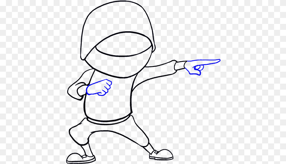 How To Draw Cartoon Ninja Drawing, Silhouette, Clothing, Hat Free Transparent Png