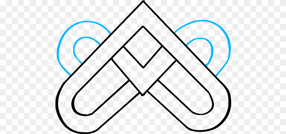 How To Draw Celtic Knot Step By Step Celtic Knot, Electronics, Hardware Free Png