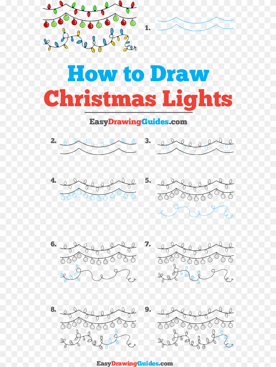 How To Draw Christmas Lights Really Easy Drawing Tutorial Kylo Ren Drawing Easy Step By Step, Paper, Text Png Image