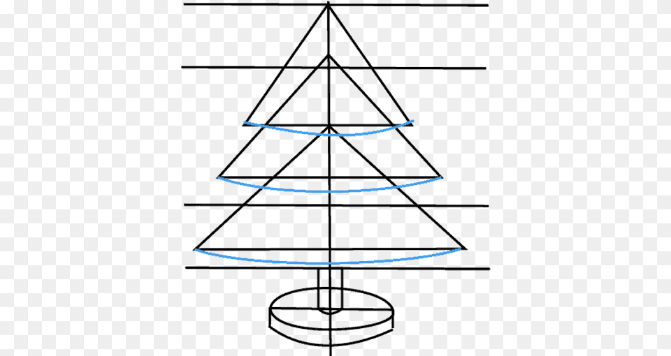 How To Draw Christmas Tree Christmas Tree, Lighting, Outdoors, Nature, Water Png