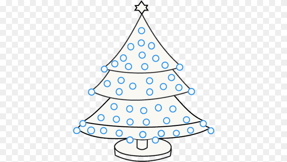 How To Draw Christmas Tree School Drawing Christmas Tree, Birthday Cake, Cake, Cream, Dessert Free Png