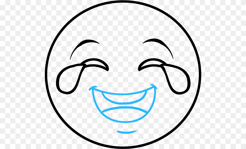 How To Draw Crying Laughing Emoji Drawing, Light, Accessories, Glasses, Person Free Png