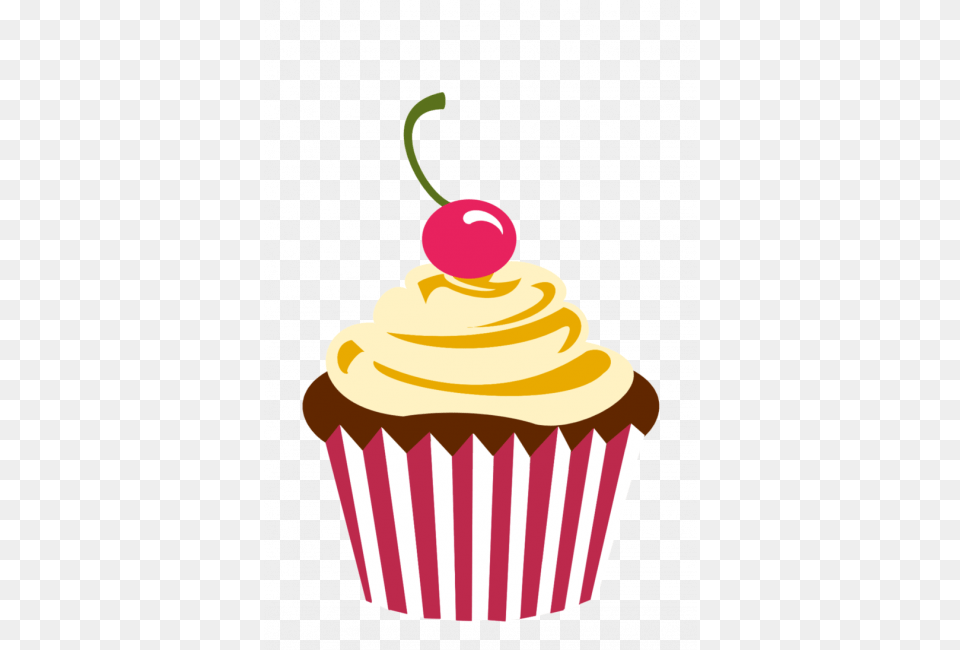 How To Draw Cupcake For Kids, Cake, Food, Dessert, Cream Free Transparent Png