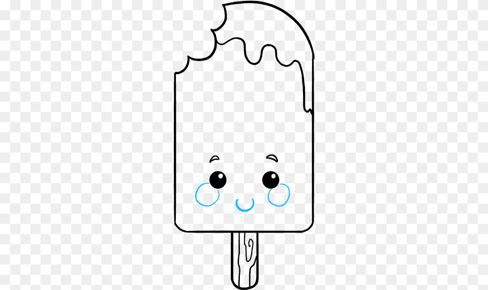 How To Draw Cute Popsicle Popsicle Drawing, Text Png