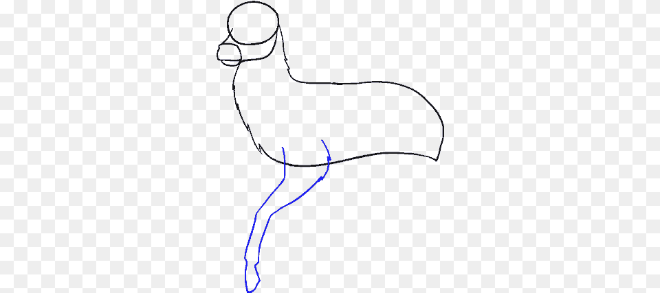 How To Draw Deer Line Art, Animal, Mammal, Person Free Png