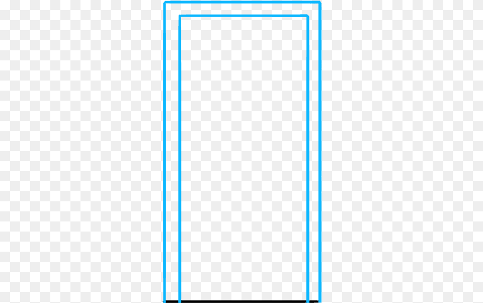 How To Draw Door Electric Blue, Home Decor, White Board Free Png