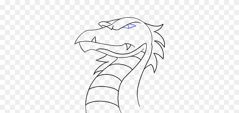 How To Draw Dragon Head Free Png