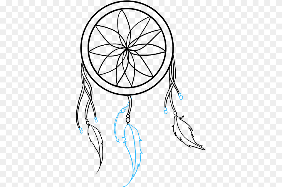How To Draw Dream Catcher Simple Dreamcatcher Drawing, Outdoors, Nature, Sea, Water Png
