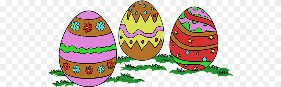 How To Draw Easter Eggs Draw Easter Eggs, Easter Egg, Egg, Food Free Transparent Png