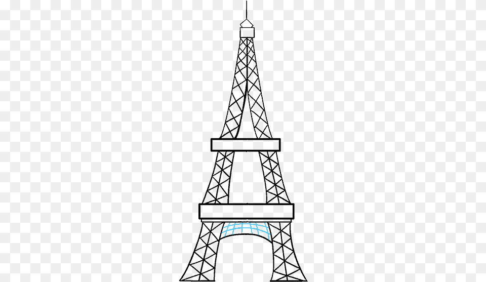 How To Draw Eiffel Tower Easy Eiffel Tower Sketch, Outdoors Free Transparent Png