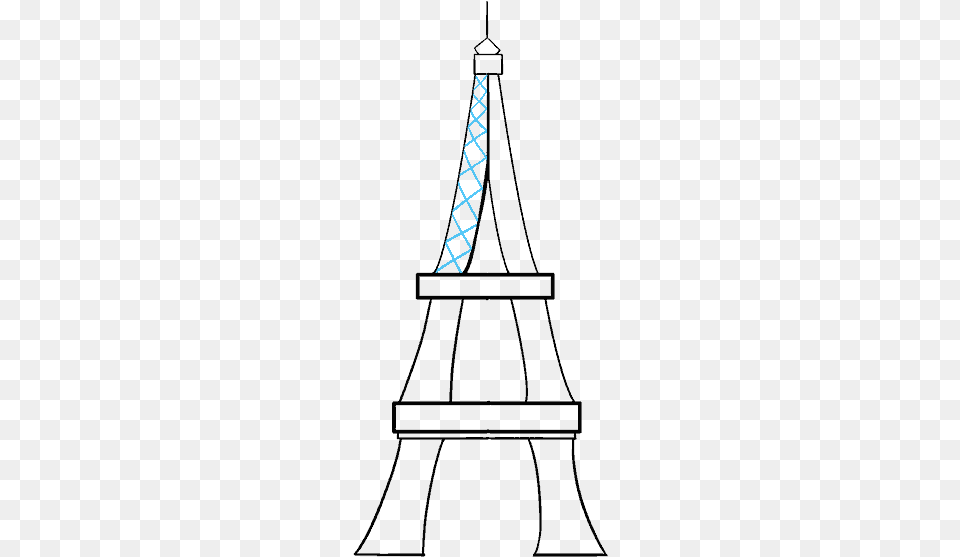How To Draw Eiffel Tower Line Art, Coil, Spiral Png