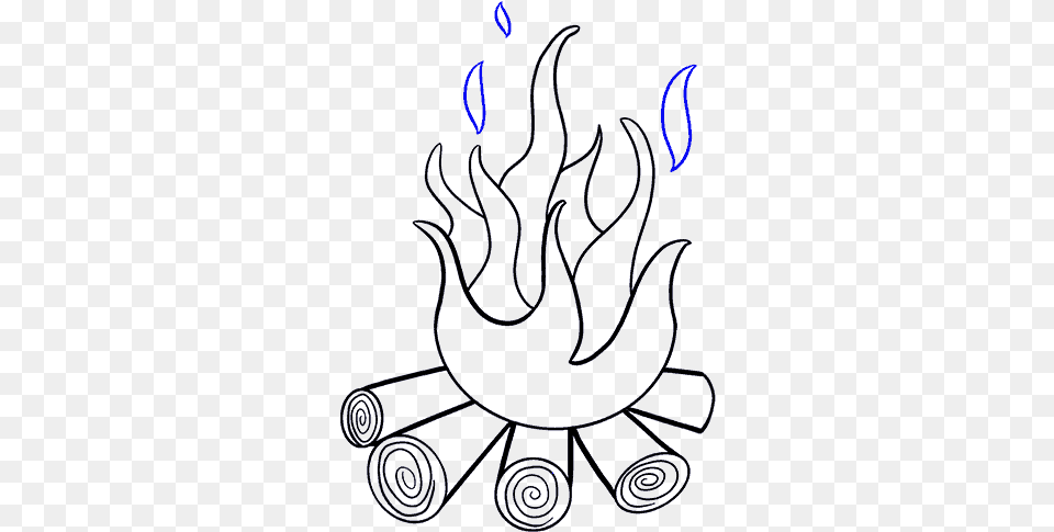 How To Draw Fire Drawing, Flame Free Transparent Png