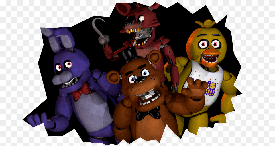 How To Draw Five Nights At Freddys Videos Characters Five Nights At Freddy39s, Toy, Baby, Person Free Png Download