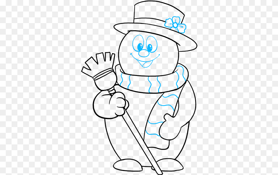 How To Draw Frosty The Snowman Cartoon, Outdoors, Baby, Person Png
