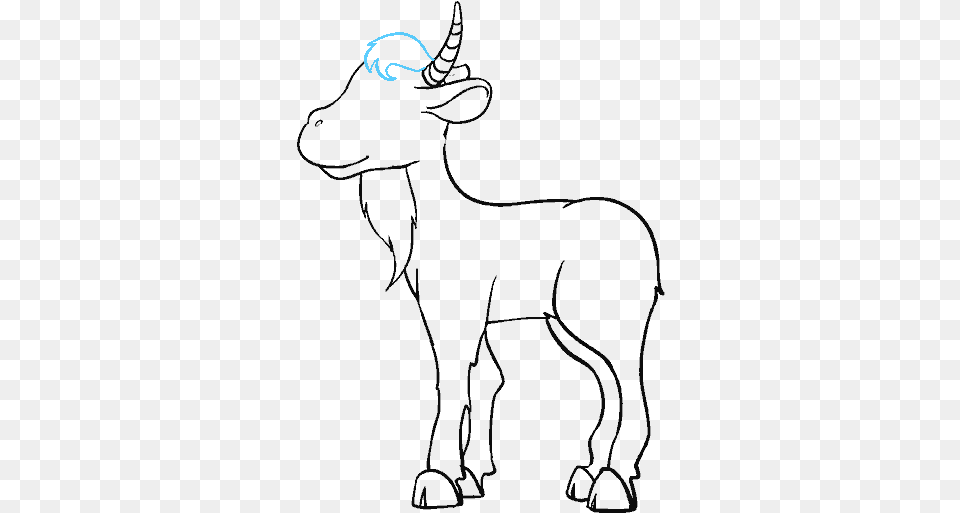 How To Draw Goat Black And White Goat Clipart, Outdoors Free Transparent Png