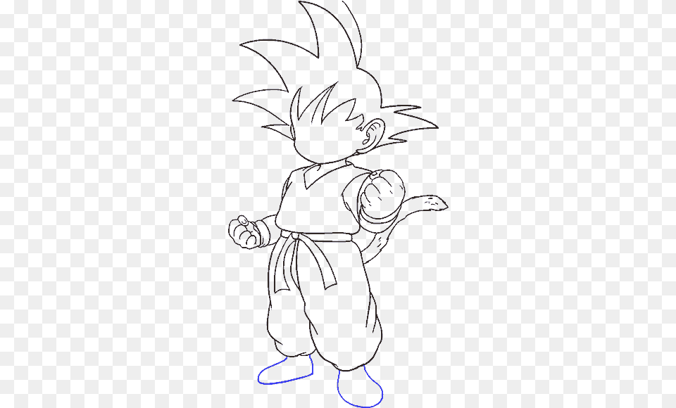 How To Draw Goku Drawing, Person Free Png