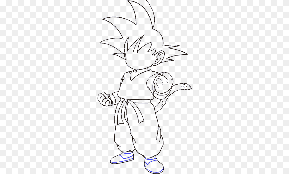 How To Draw Goku Drawing, Person Free Png