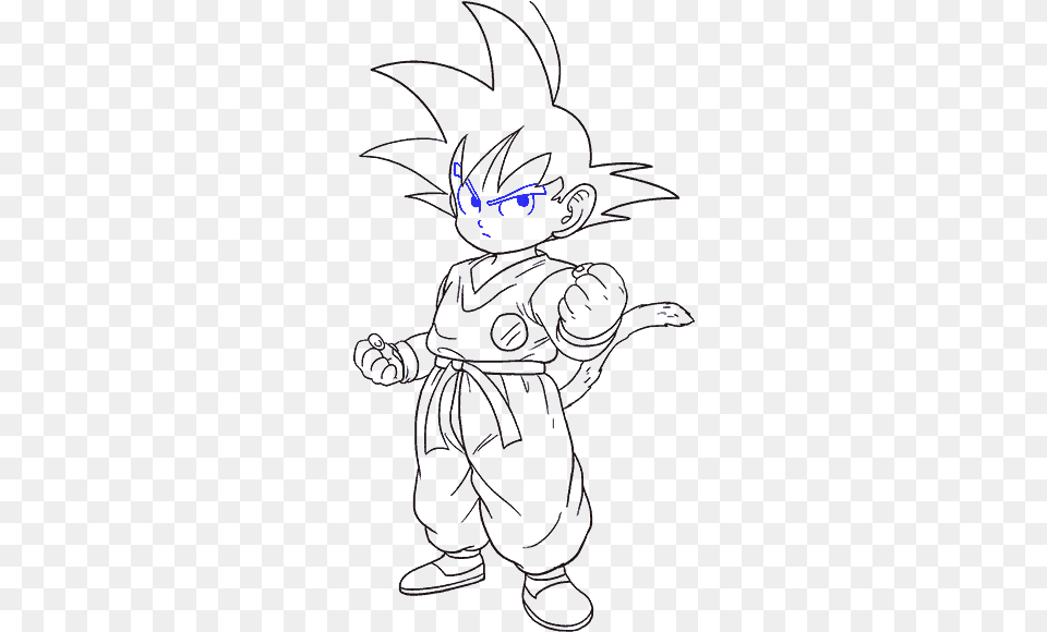 How To Draw Goku Drawing Pictures Of Goku, Person Png