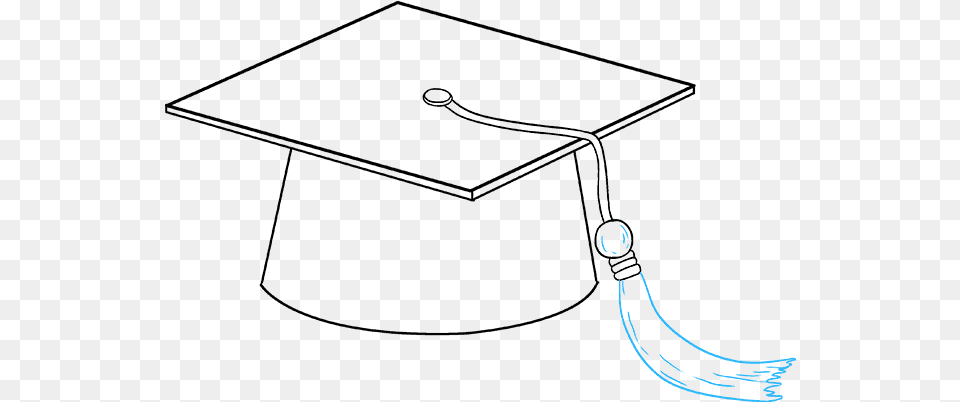 How To Draw Graduation Cap Graduation Cap Hat Drawing, Cutlery, Fork, Electronics, Hardware Png