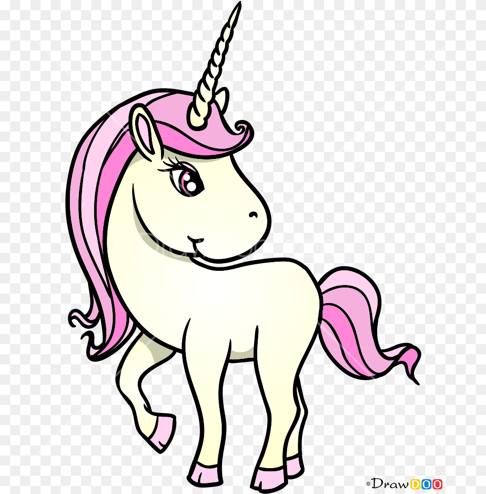 How To Draw Graseful Unicorn Horses And Unicorns Unicorn, Baby, Book, Comics, Person Free Png Download