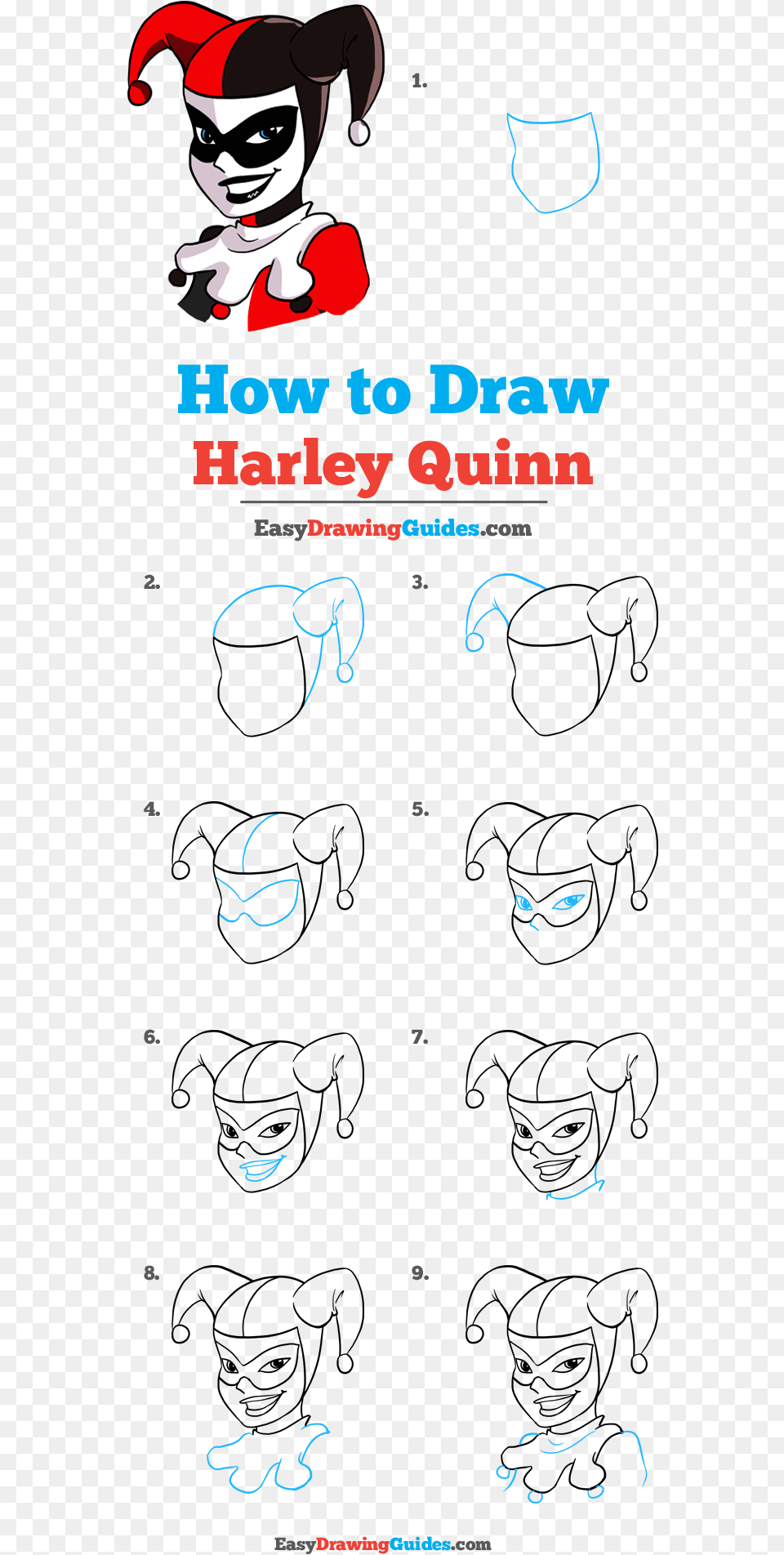 How To Draw Harley Quinn Draw Angry Birds Step By Step, Book, Person, Publication, Face Free Png Download