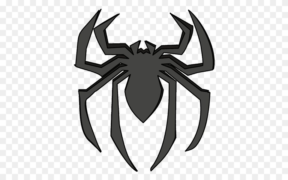 How To Draw How To Draw Spidermans Logo In A Few Easy Steps, Stencil, Animal, Invertebrate, Spider Png