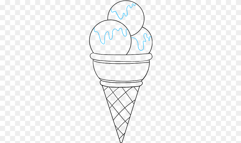 How To Draw Ice Cream Ice Cream Cone, Outdoors Free Png