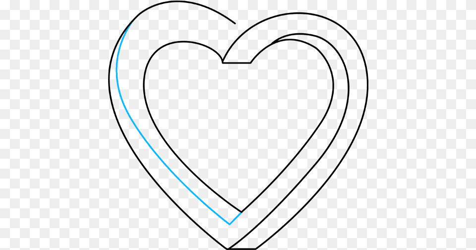 How To Draw Impossible Heart Heart, Nature, Outdoors, Sea, Water Free Png Download