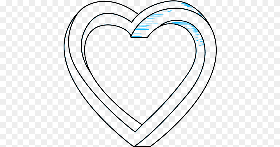 How To Draw Impossible Heart Heart Png Image