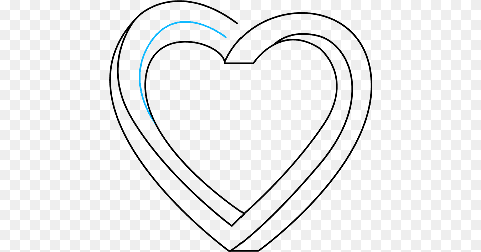 How To Draw Impossible Heart Heart Drawing, Nature, Night, Outdoors, Astronomy Free Transparent Png
