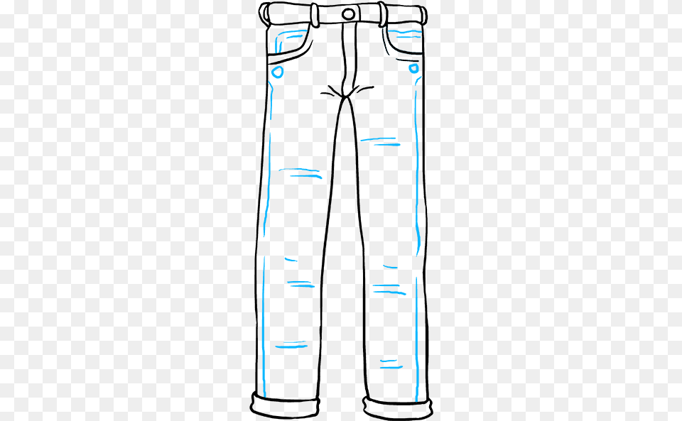How To Draw Jeans Easy To Draw Pants, Emblem, Symbol, Architecture, Pillar Png Image