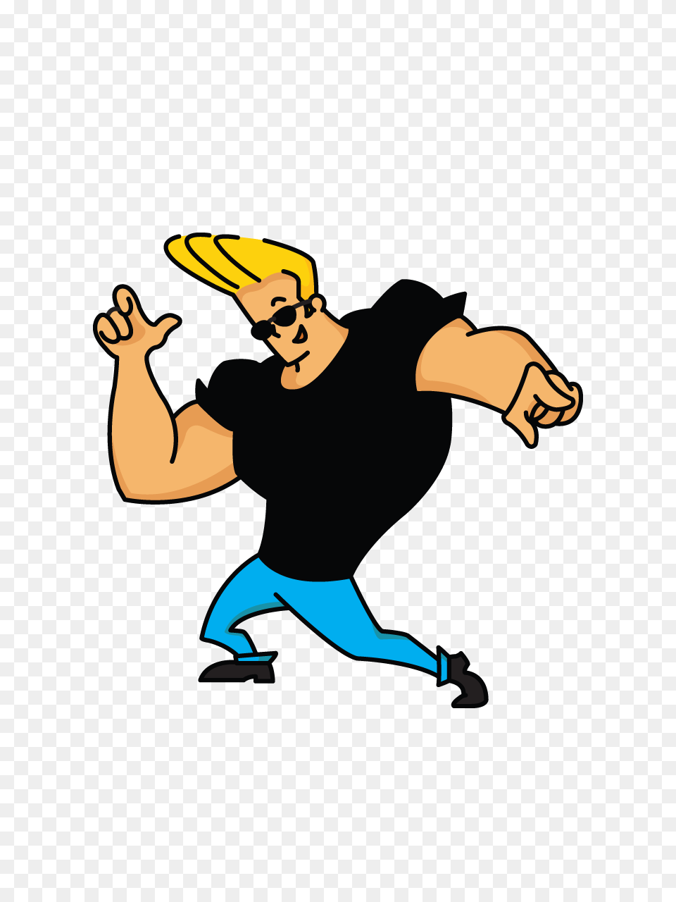 How To Draw Johnny Bravo Cartoons Easy Step, Baby, Person, Face, Head Free Png Download