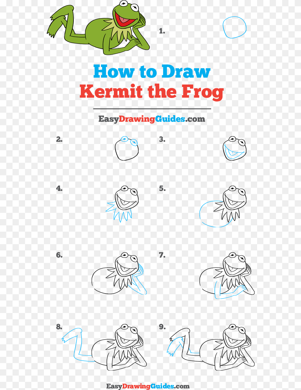 How To Draw Kermit The Frog Step By Step Kermit Drawing, Outdoors, Baby, Person Free Transparent Png