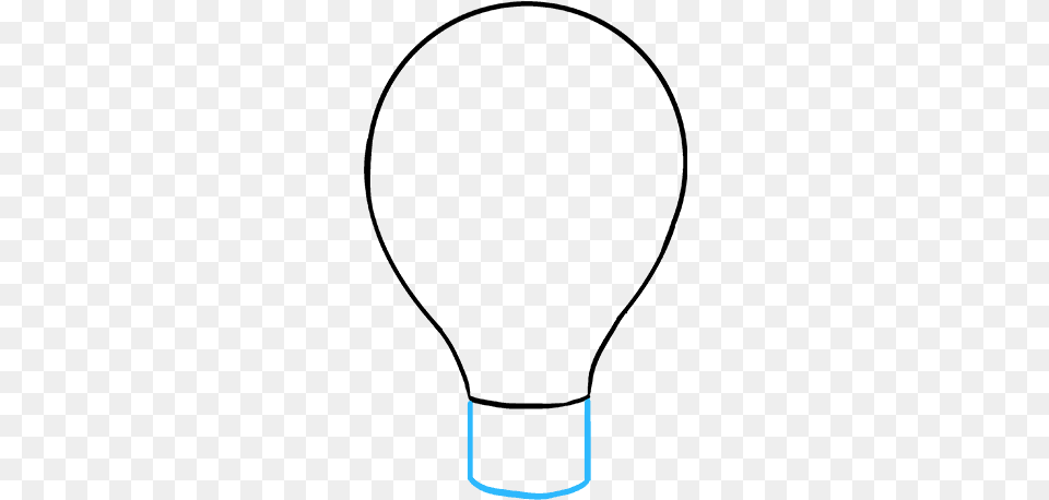 How To Draw Light Bulb Blank Clock Face, Electronics, Hardware, Lighting Free Png Download