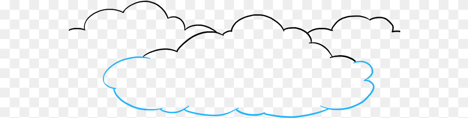 How To Draw Lightning Draw Overlapping Clouds, Electronics, Hardware, Body Part, Hand Png Image