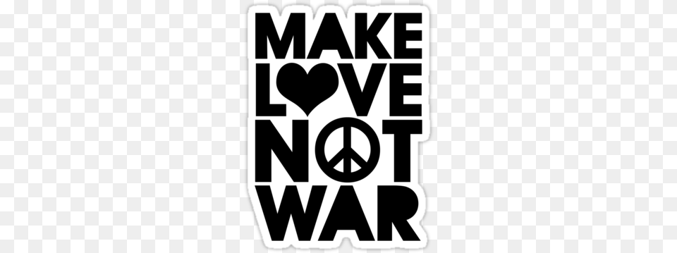 How To Draw Make Love Not War, Stencil, Sticker, Gas Pump, Machine Free Transparent Png