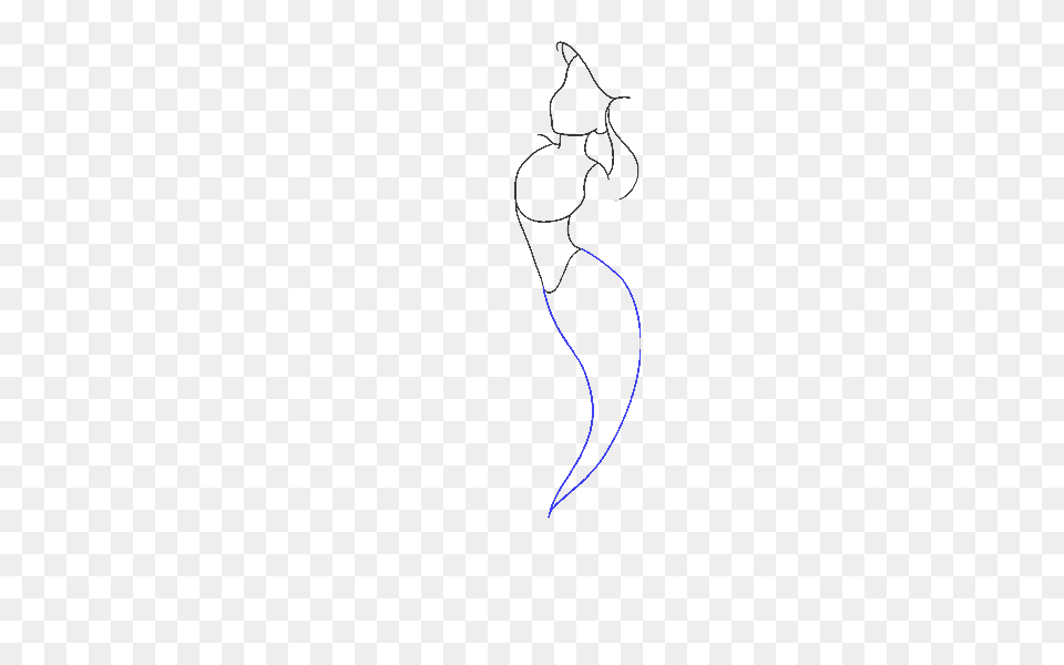 How To Draw Mermaid Ariel In A Few Easy Steps Easy Drawing Guides, Nature, Night, Outdoors, Astronomy Png Image
