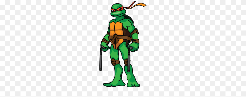 How To Draw Michelangelo Ninja Turtles Step, Green, Person Png Image