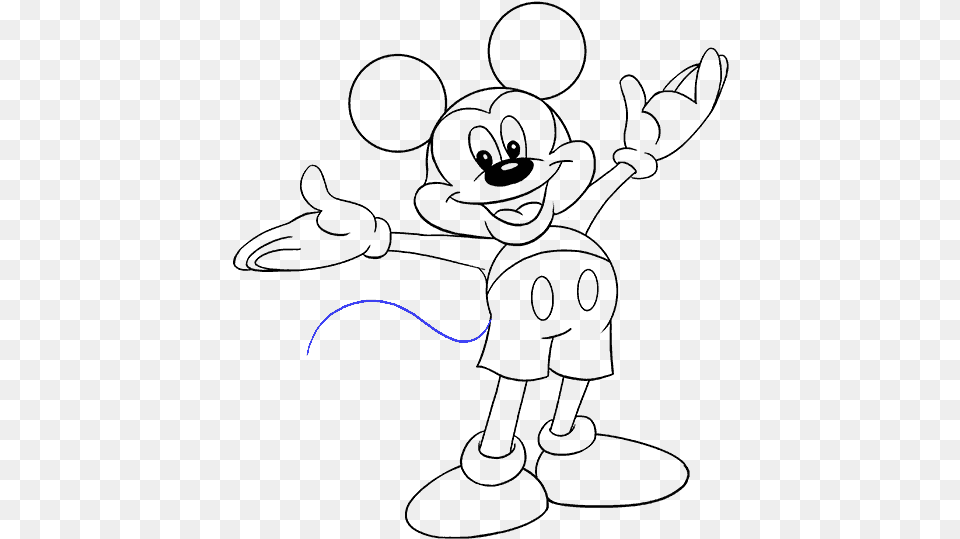 How To Draw Mickey Mouse Beautiful Cartoon Pictures For Drawing Png Image