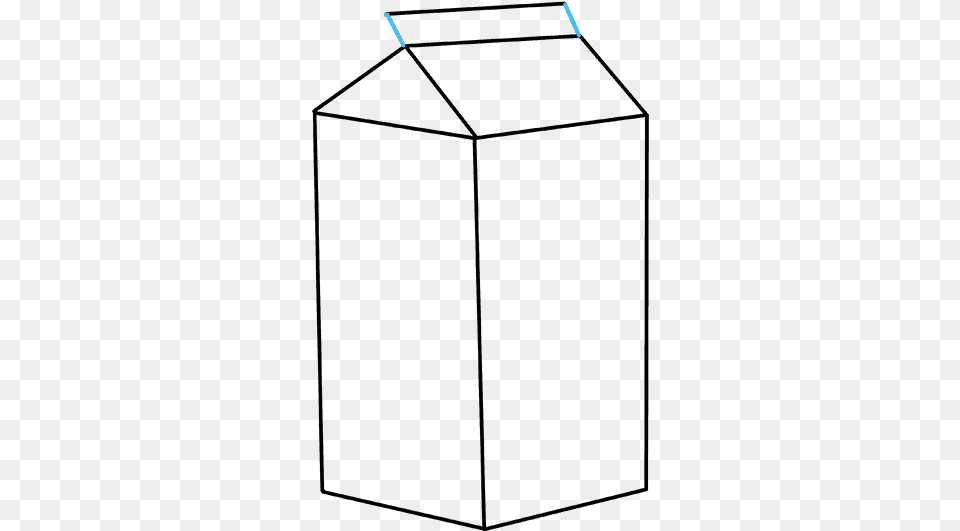 How To Draw Milk Carton Simple Milk Cereal Drawing, Lighting Png Image